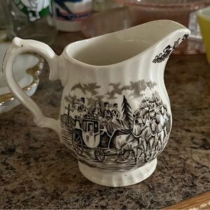 Vintage Royal Mail Fine Staffordshire Ironstone Creamer